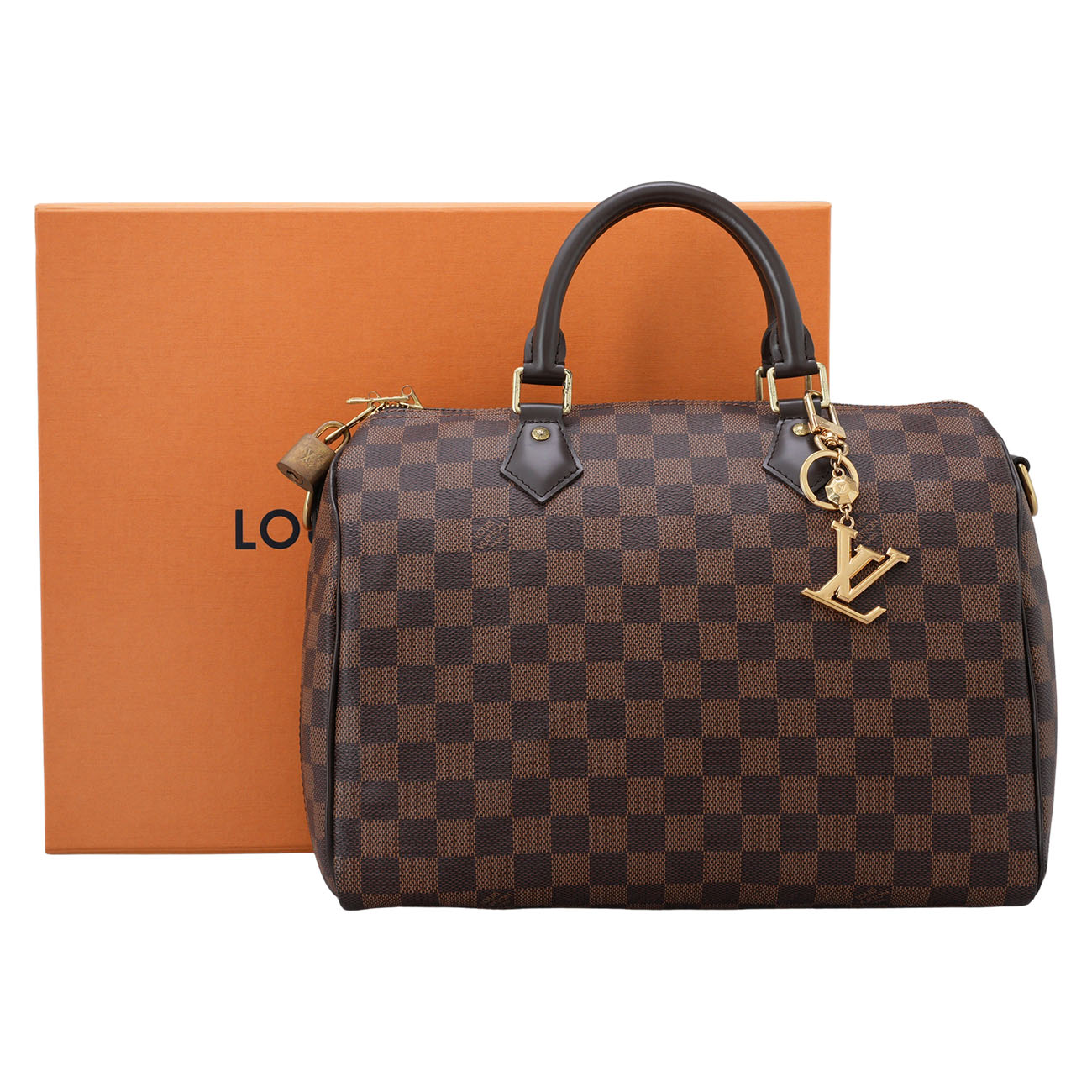 LOUIS VUITTON(USED)루이비통 N41367 다미에 에벤 스피디30 반둘리에